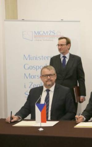Grupa Wyszehradzka: Polska, Czechy, Słowacja i Węgry. Ministrowie odpowiedzialni za żeglugę podpisali memorandum o współpracy