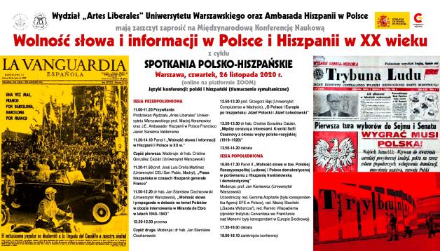III Spotkania Polsko-Hiszpańskie online na platformie ZOOM